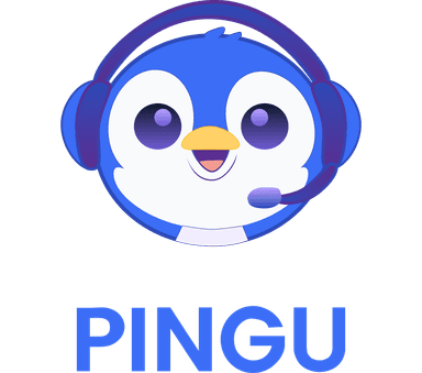 Pingu AI Team Support Logo - AI Chatbot Assistant