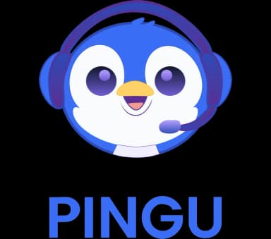 Pingu AI Team Support Logo - AI Chatbot Assistant