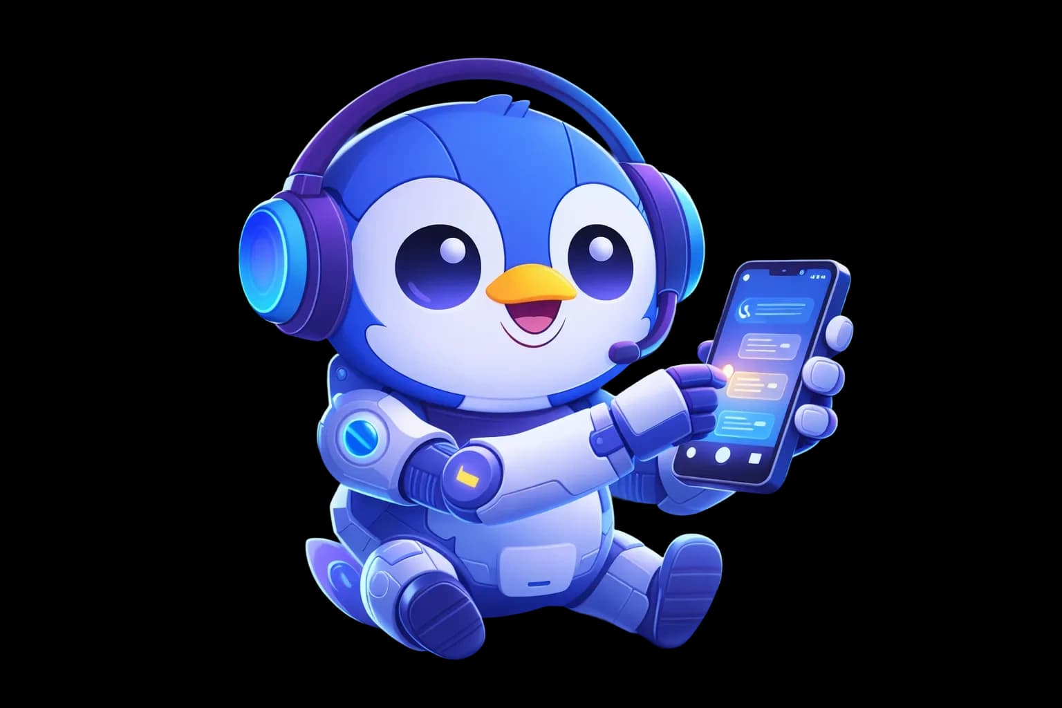 Pingu AI Chatbot Mascot - Customer Support Assistant